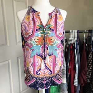 Rose + Olive | Colorful tank blouse